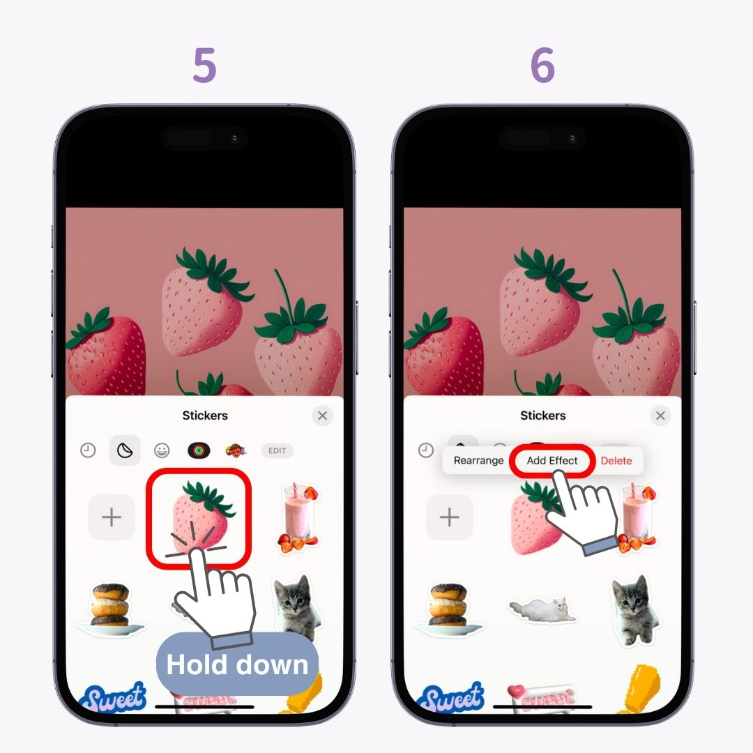 #1 bild av hur man skapar och använder iPhone-klistermärken 【Perfekt guide】