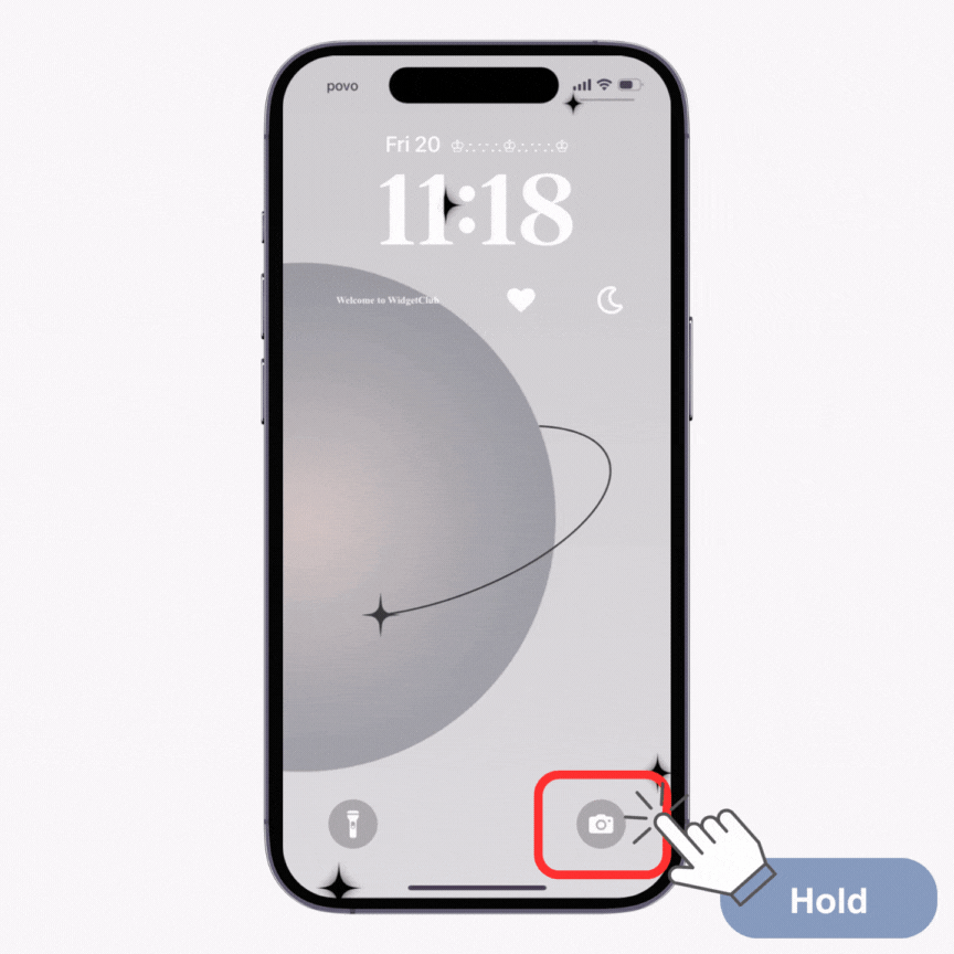 1 vaizdas, kaip neleisti atsitiktinai įjungti „iPhone“ fotoaparato