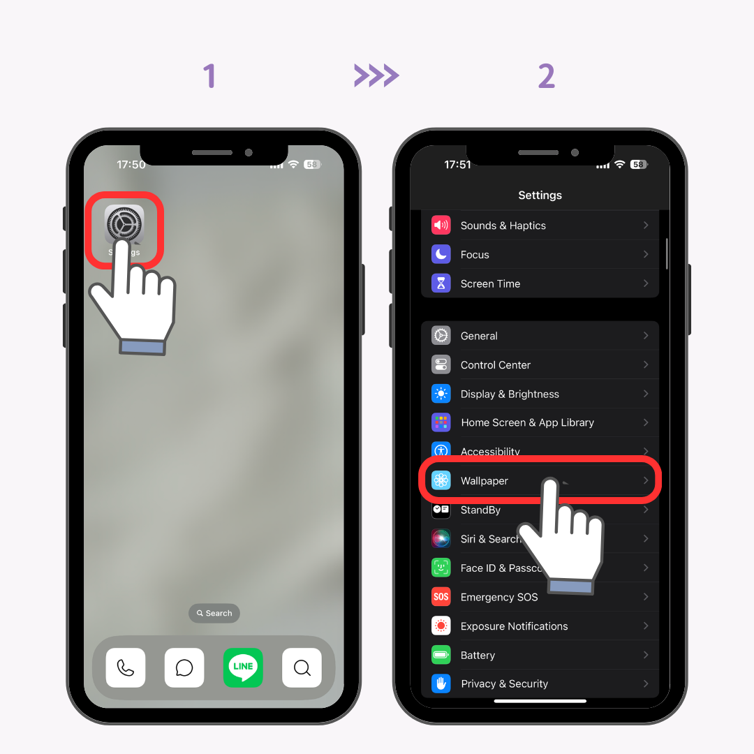 #1 slika Kako postaviti različite pozadine na početni i zaključani zaslon iPhonea