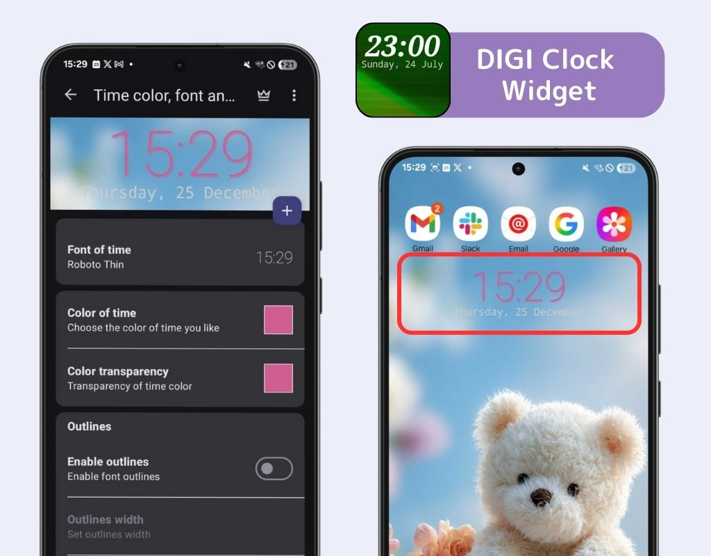 #5 image of 13 Best Clock Apps – With Widget Support!
