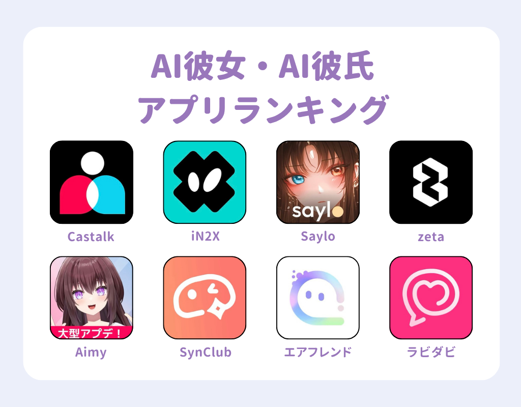 【最新】AI彼氏・AI彼女のおすすめ8選！無料で使えるの画像1枚目