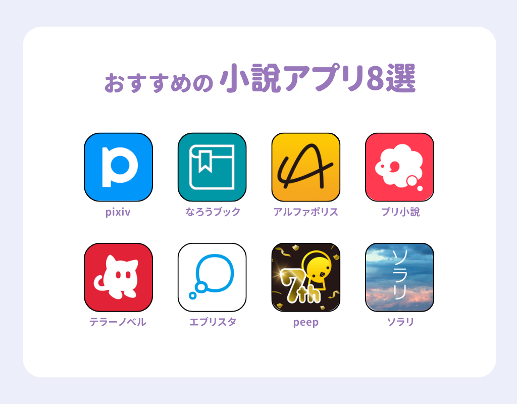 【最新】小説アプリのおすすめ8選！無料で読めるの画像1枚目