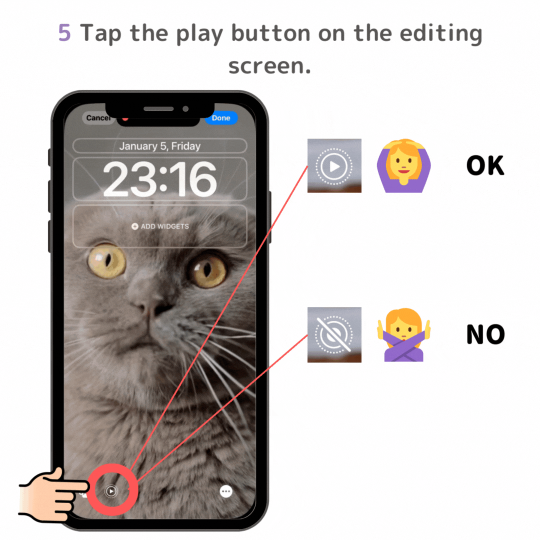 #3 zdjęcie [iOS] w WidgetClub, jak ustawić animowaną tapetę
