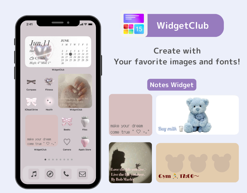 #2 如何在主畫面上顯示「Notes Widget」的圖片