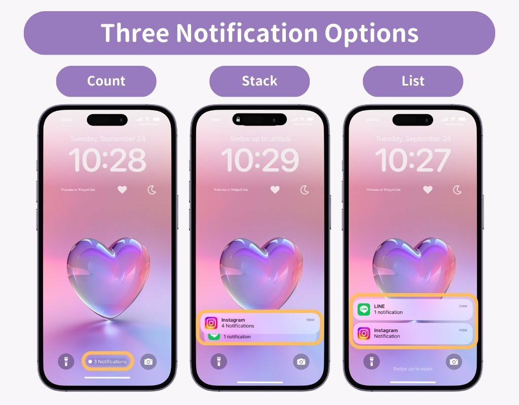 Gambar #2 tentang Mengelola Notifikasi di Layar Kunci iPhone