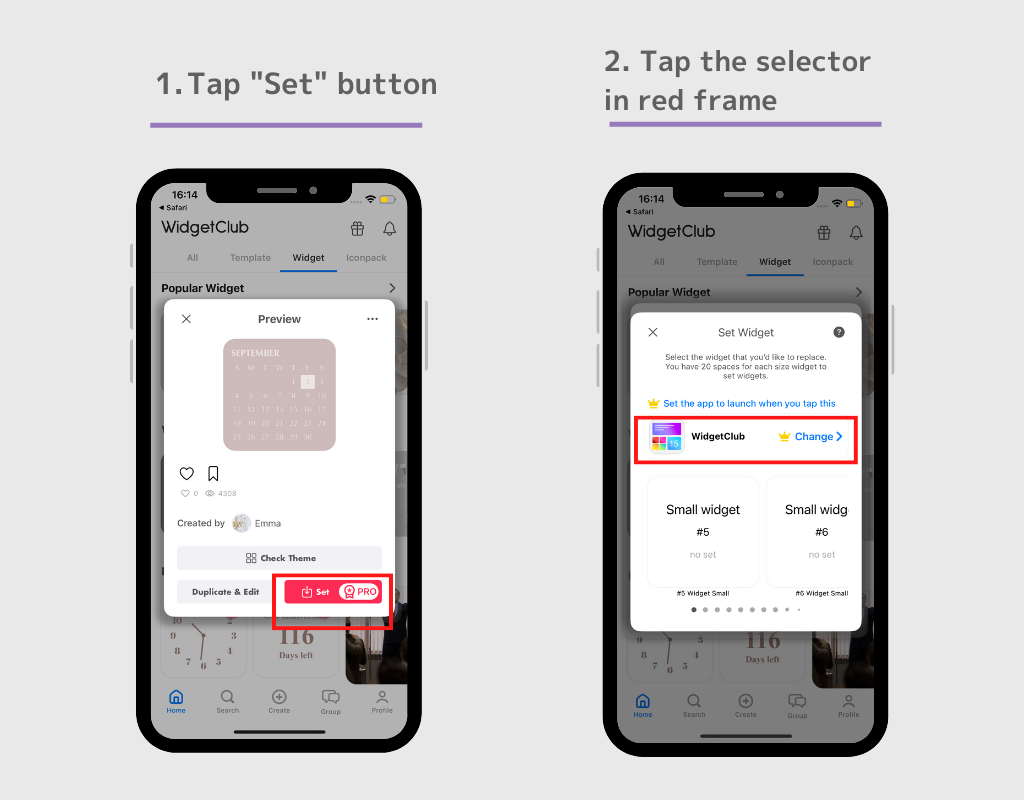 #3 image of How to set app to launch when you tap the widget