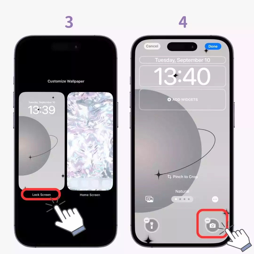 #1 billede af Hvordan tilpasser man iPhone-låseskærmen?