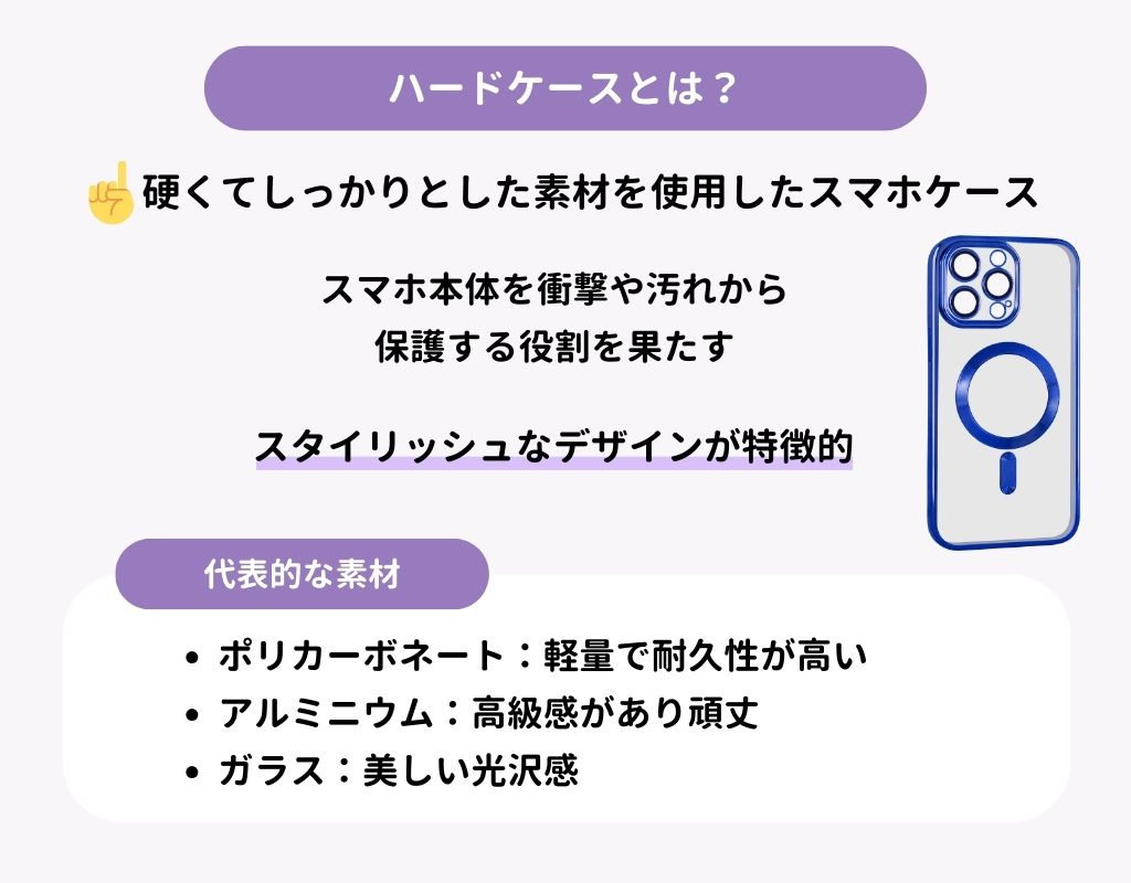 スマホケースの「ハード」と「ソフト」どちらが良いのか徹底比較！の画像1枚目